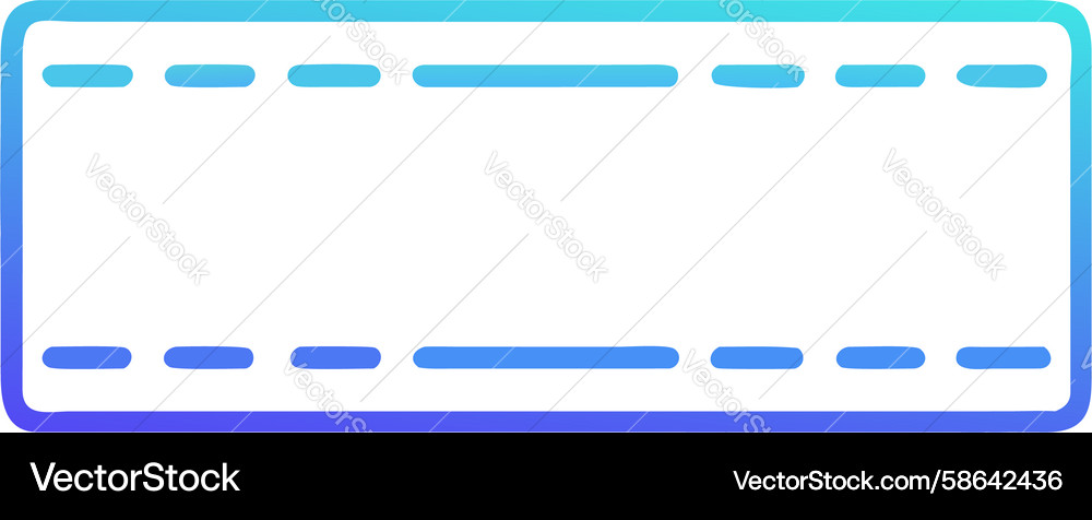 Rounded UI Divider Frame Vector Image