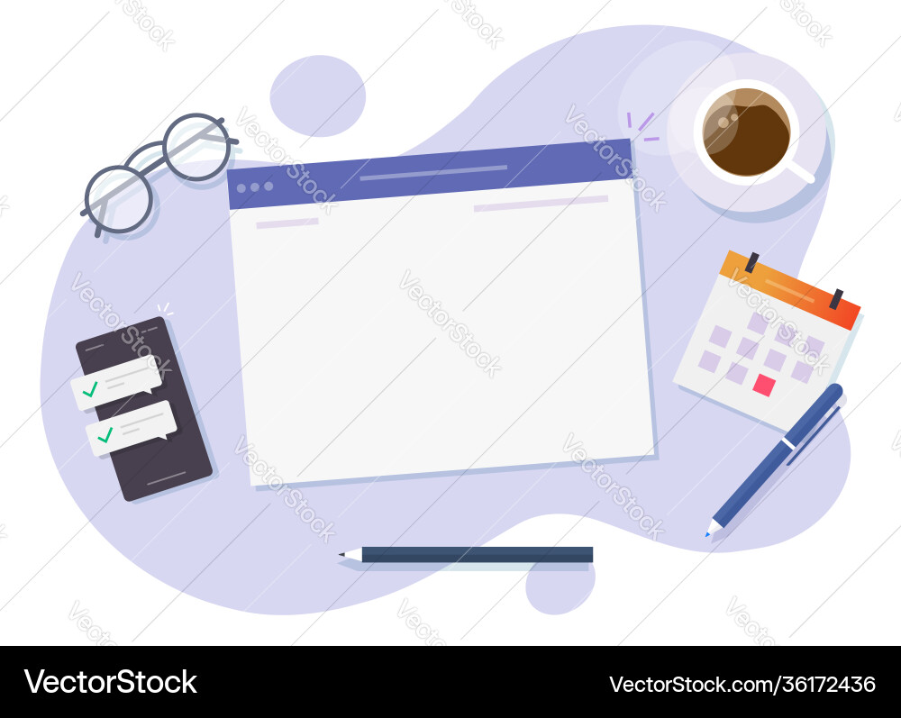Web site creating technology concept flat Web site creating technology concept flat vector image