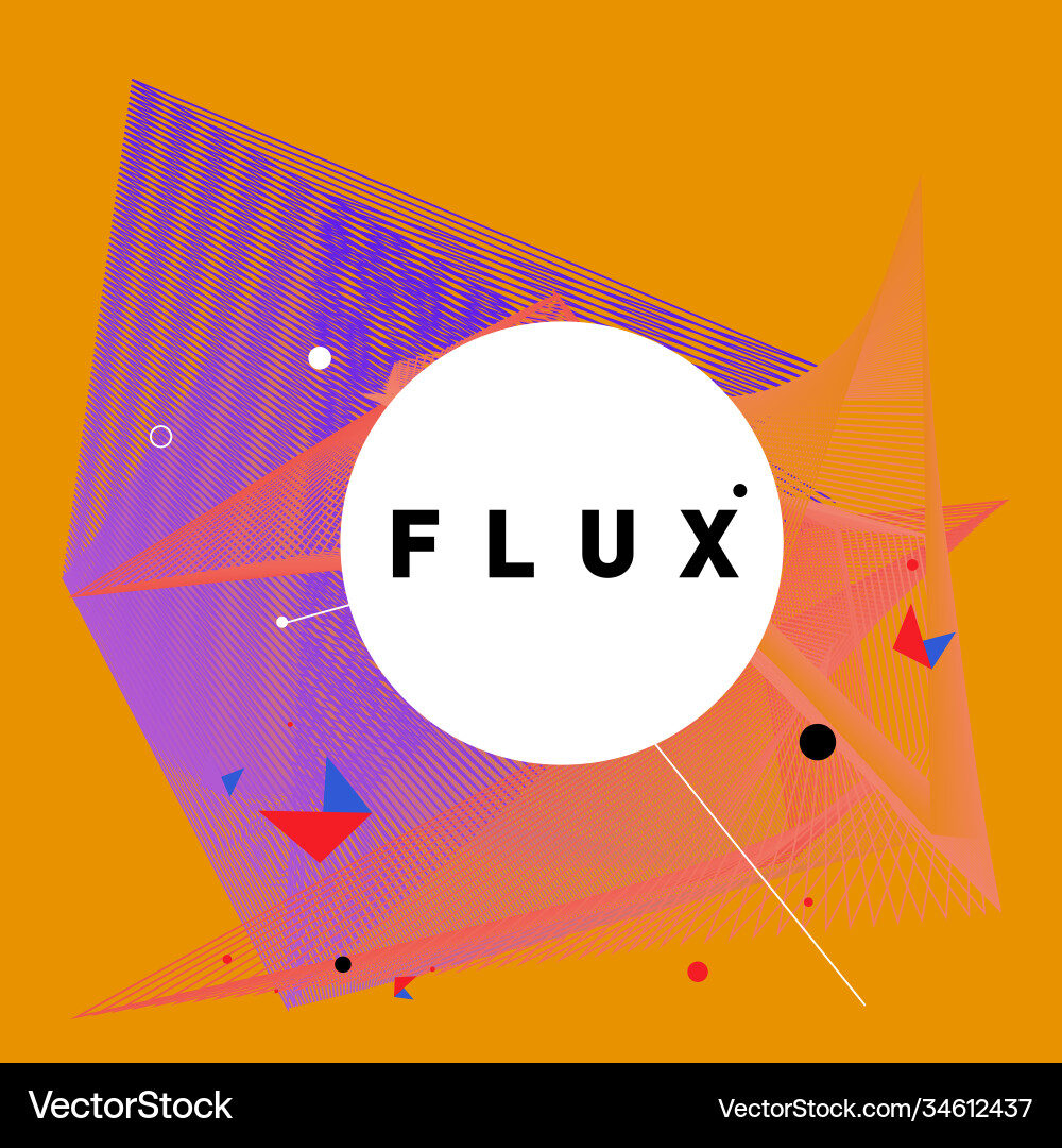 3d colorful wave background dynamic flux effect 3d colorful wave background dynamic flux effect Vector Image