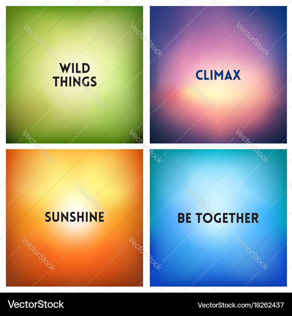 Abstract multicolored blurred background vector image