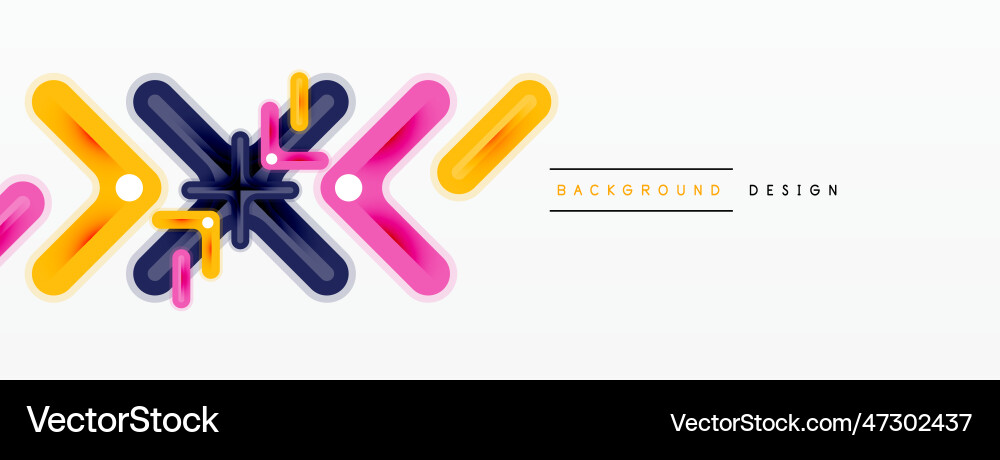 Cross line background minimal geometric template Cross line background minimal geometric template vector image
