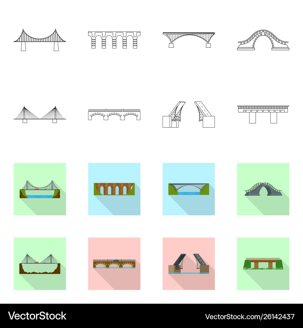 Design connection and sign set Design connection and sign set vector image