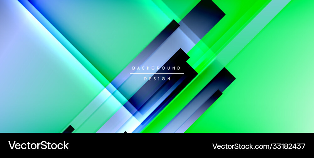 Dynamic lines on fluid color gradient trendy Vector Image