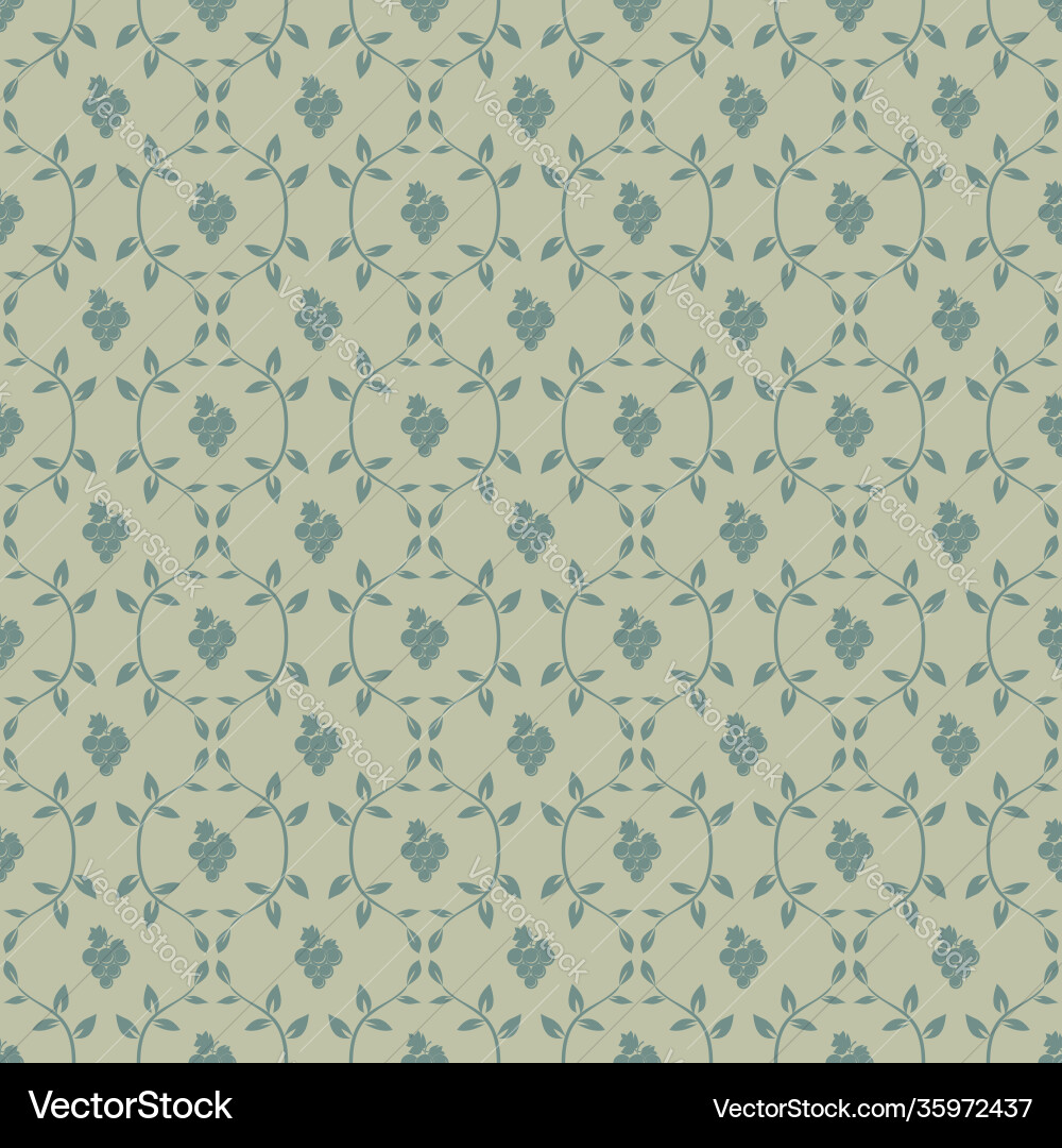 Grapes pattern Grapes pattern vector image