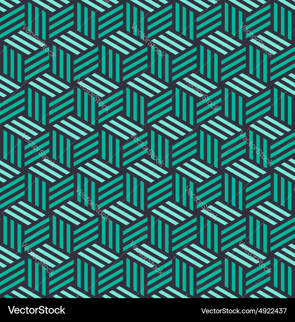 Isometric Cube Pattern vector image