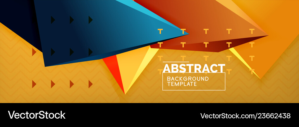 3d triangular shapes abstract background 3d triangular shapes abstract background vector image