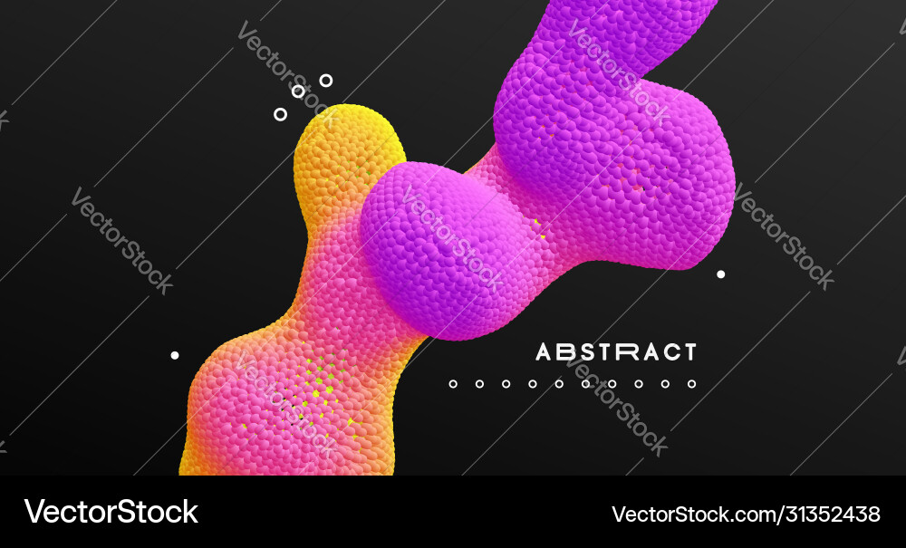 Abstract background with molecular structure 3d Abstract background with molecular structure 3d vector image