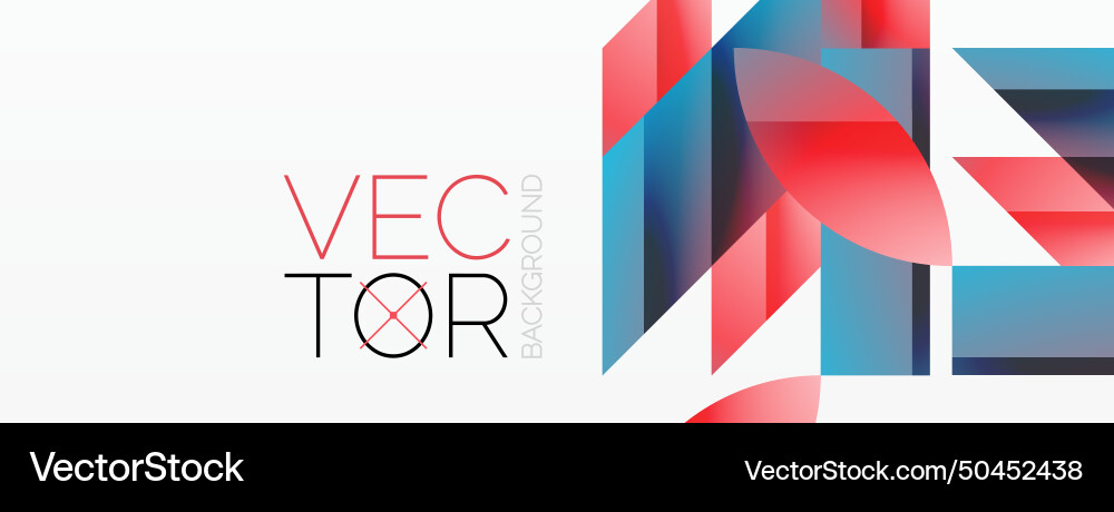 Assorted geometric shapes unite in a minimalistic vector image