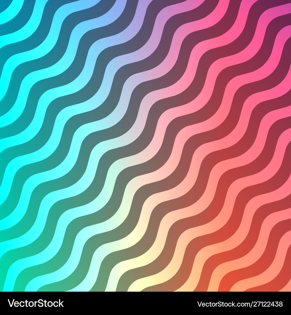 Background shape overlay on gradient multi colour Vector Image