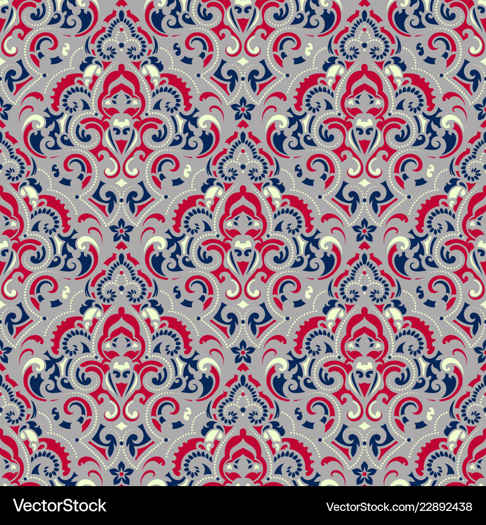 Elegant Damask Pattern Vector Image