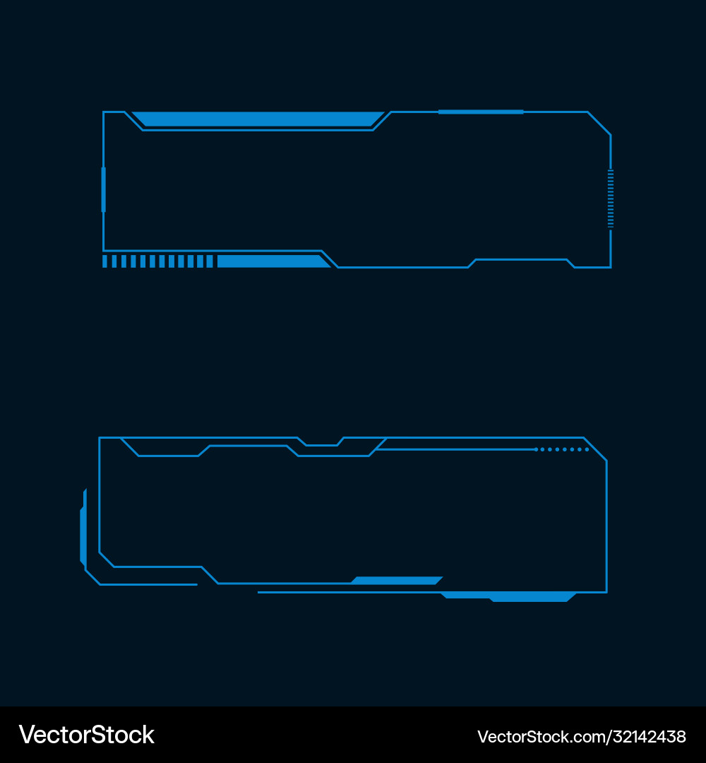 Futuristic user interface Futuristic user interface vector image