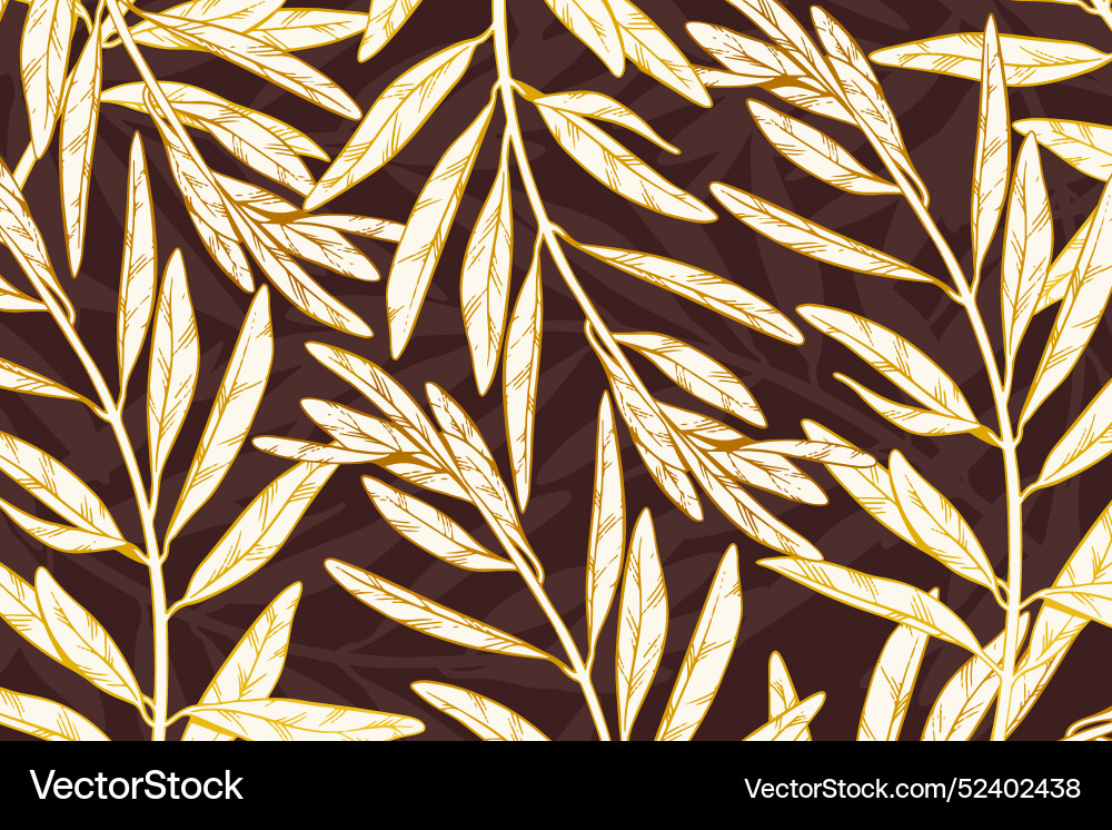 Gradient golden linear background Vector Image