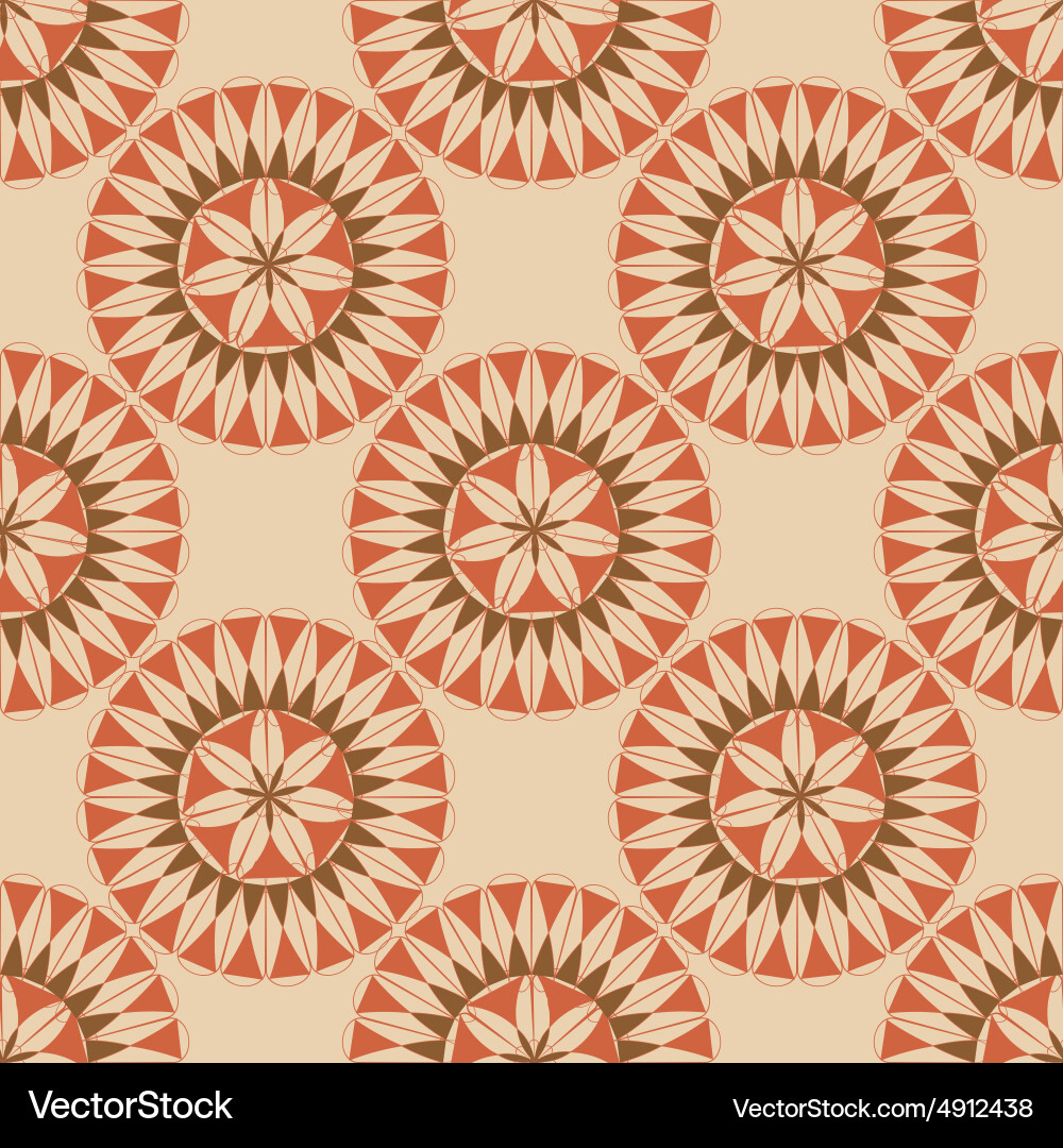 Retro Circular Pattern vector image