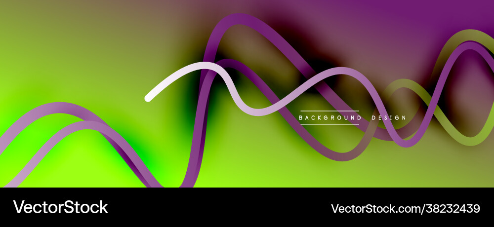 Abstract gradient background with wave line Abstract gradient background with wave line Vector Image