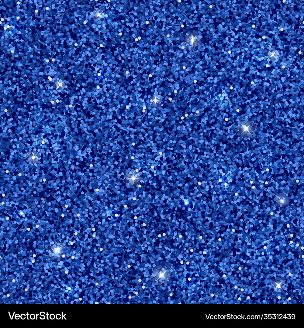 Blue glitter seamless pattern Blue glitter seamless pattern vector image