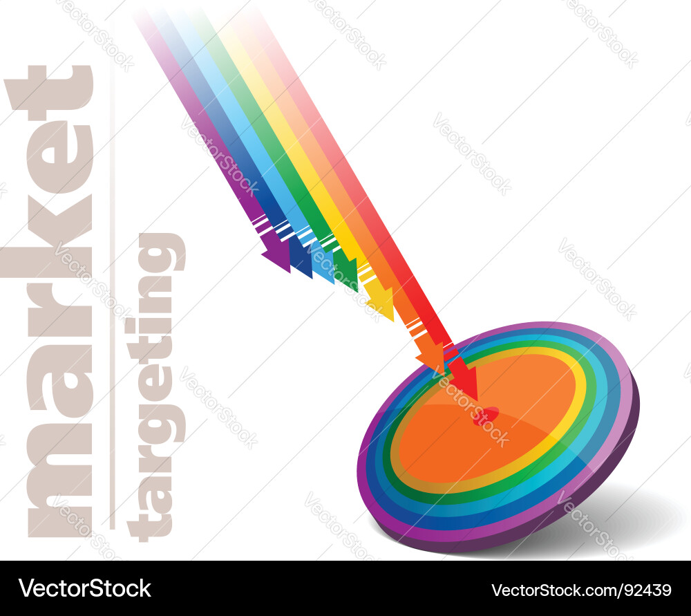 Colorful Directional Pointers Vector Image