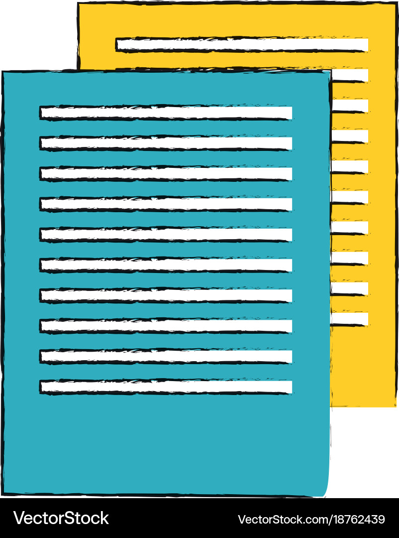 Document pages design concept Vector Image