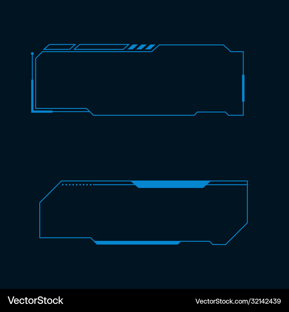 Futuristic user interface Futuristic user interface Vector Image