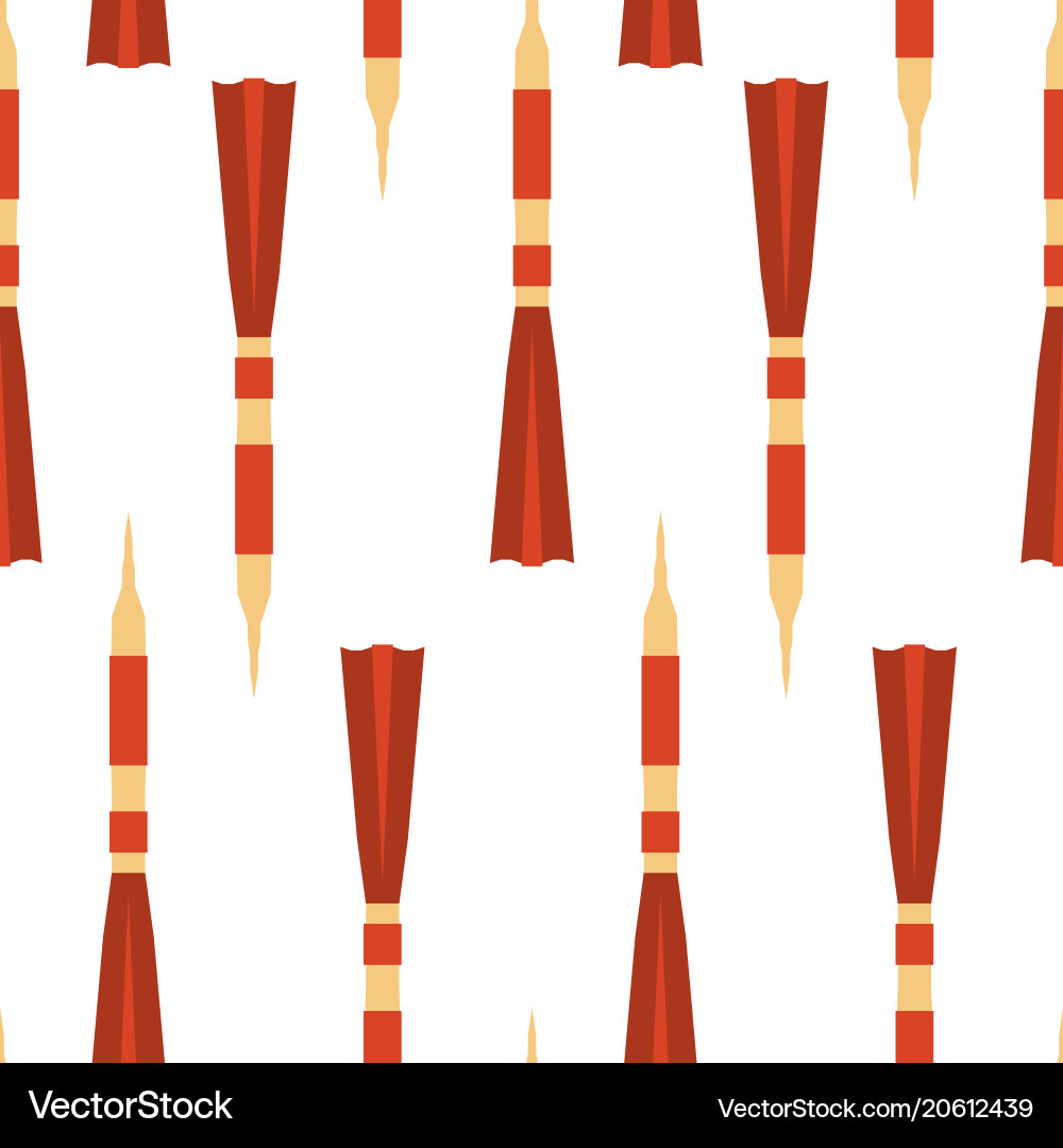 Seamless pattern with space rocke Seamless pattern with space rocke Vector Image