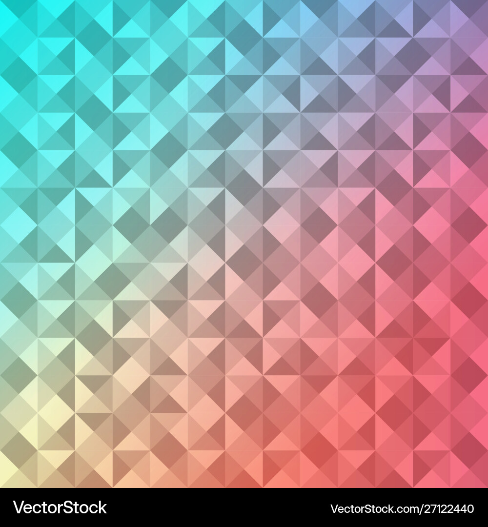 Background shape overlay on gradient multi colour vector image