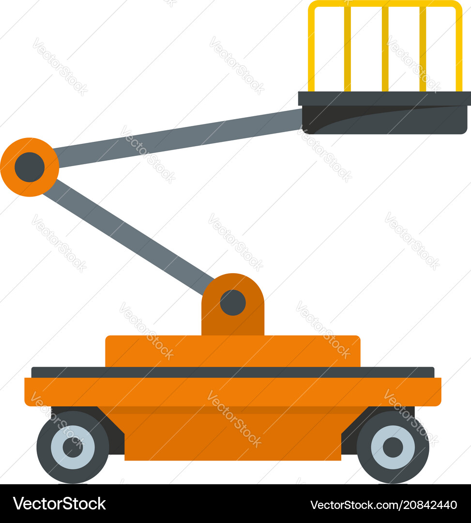 Building platform icon flat style vector image