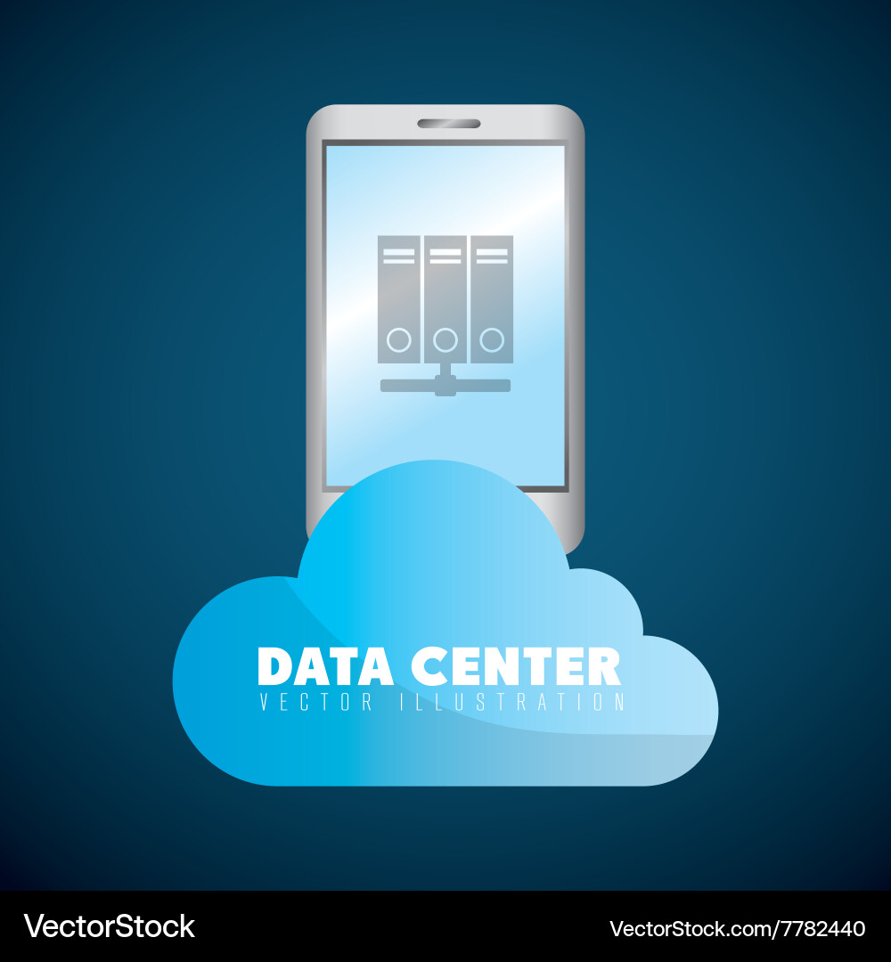 Data base design Vector Image