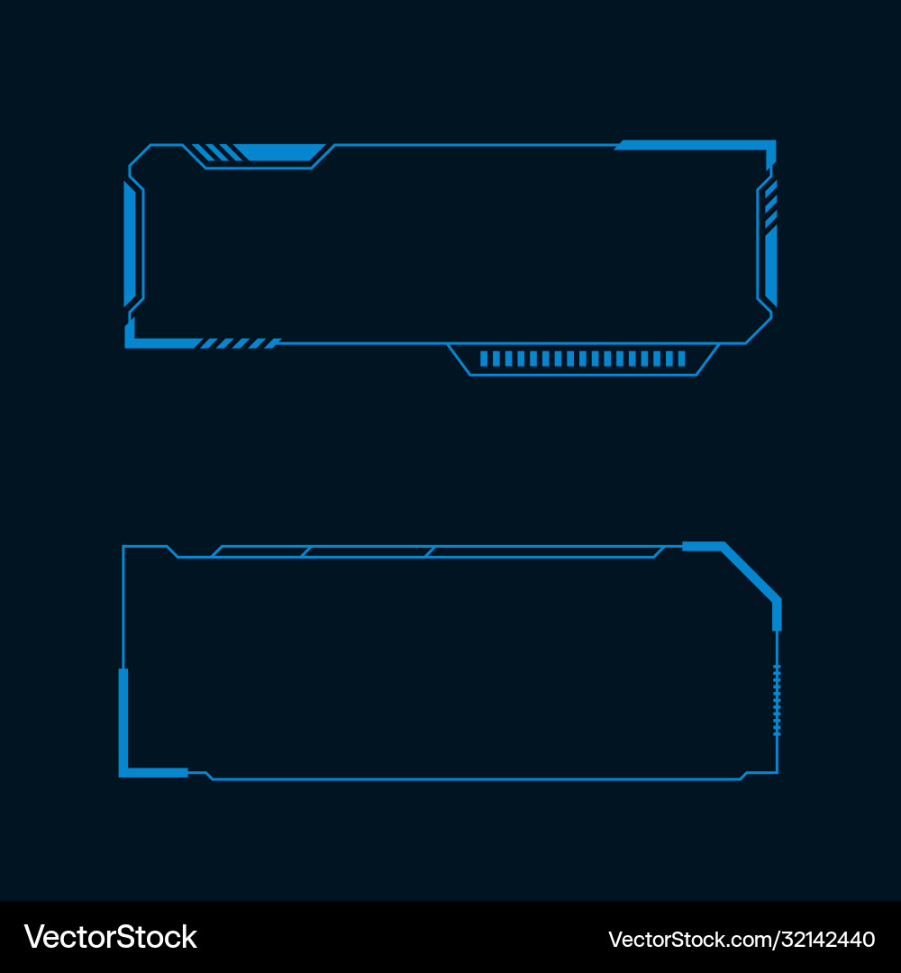 Futuristic user interface Futuristic user interface vector image