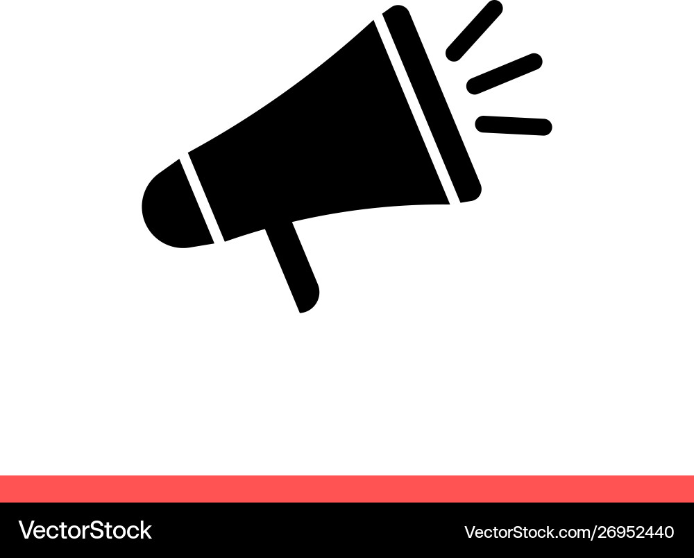 Megaphone icon for web or mobile app Megaphone icon for web or mobile app vector image