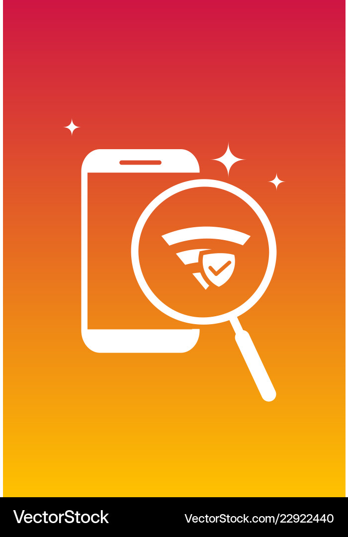 Ui design wifi detection vector image