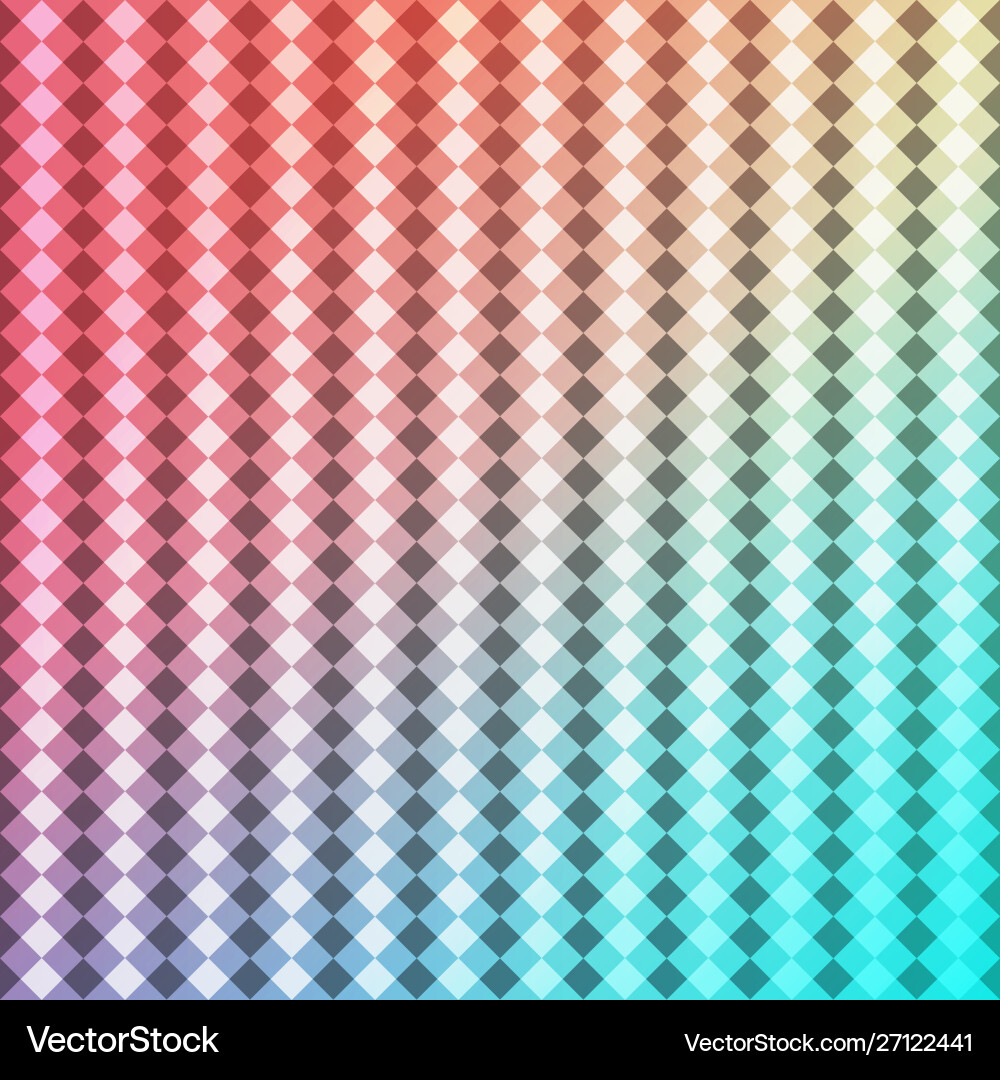Background shape overlay on gradient multi colour vector image