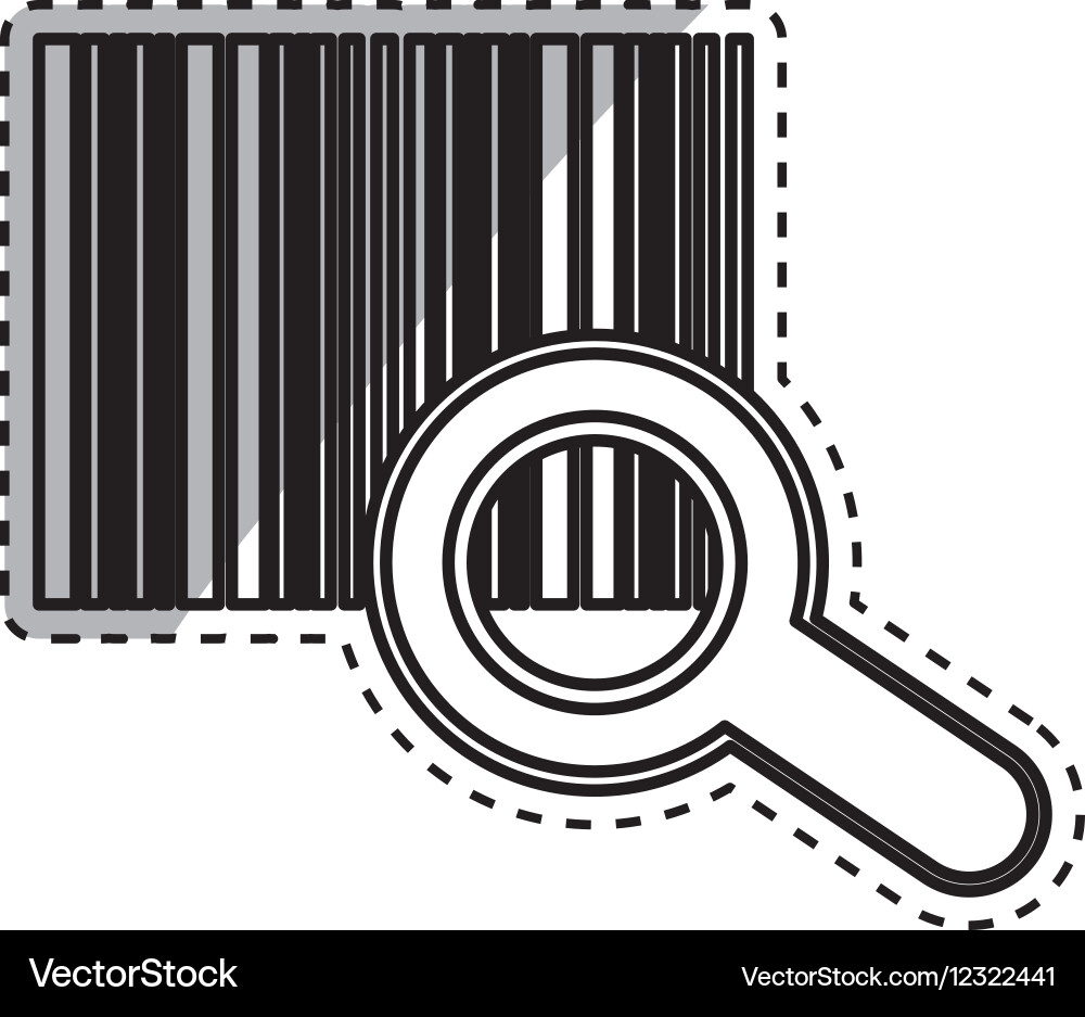 Bars code symbol vector image