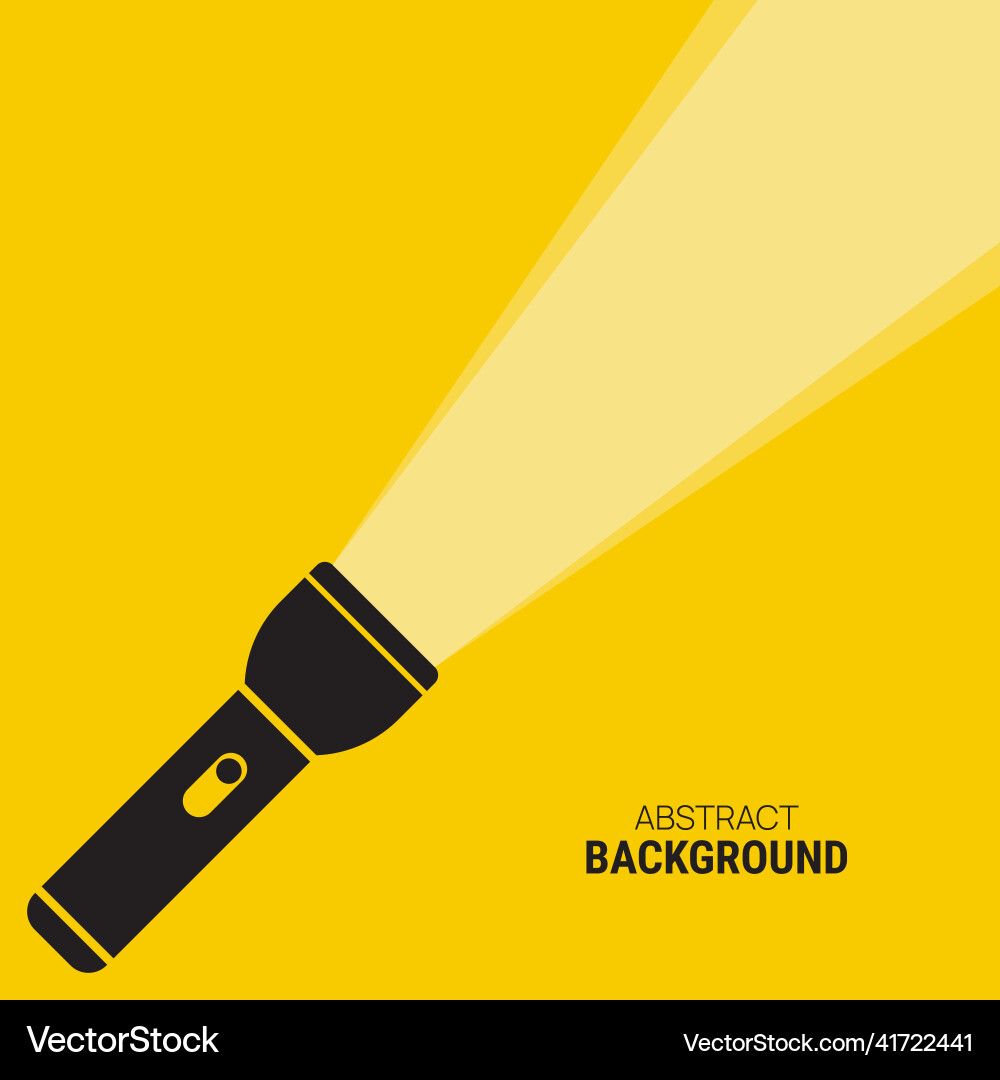 Flashlight Background Vector Image