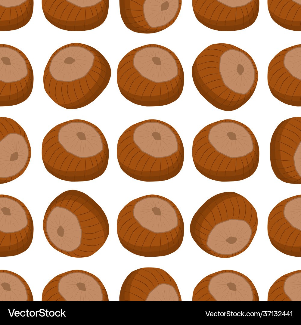 On theme big pattern identical types hazelnut On theme big pattern identical types hazelnut vector image