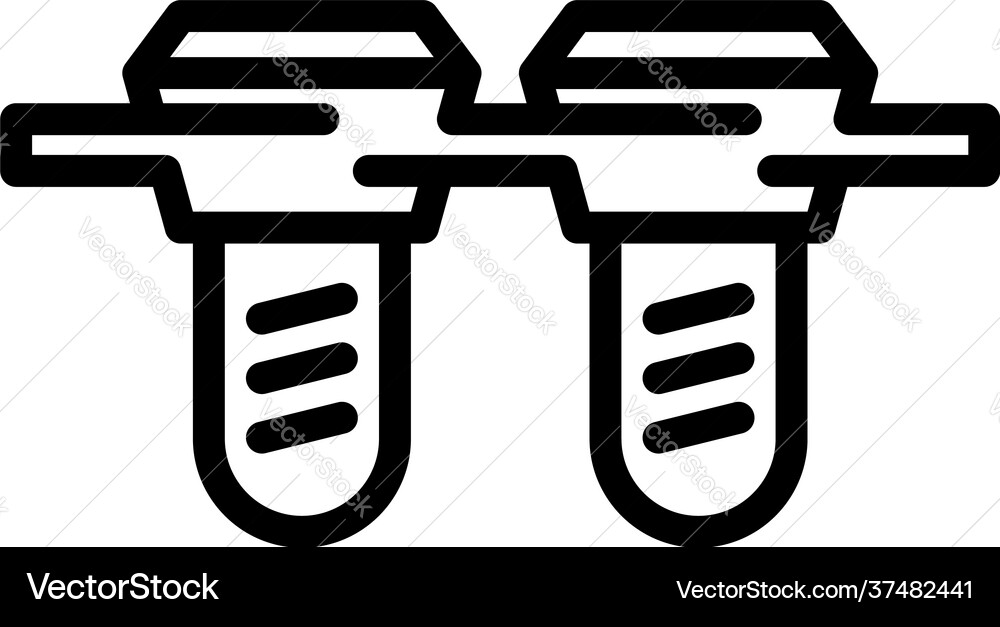 Pipeline filter system icon outline style Pipeline filter system icon outline style Vector Image
