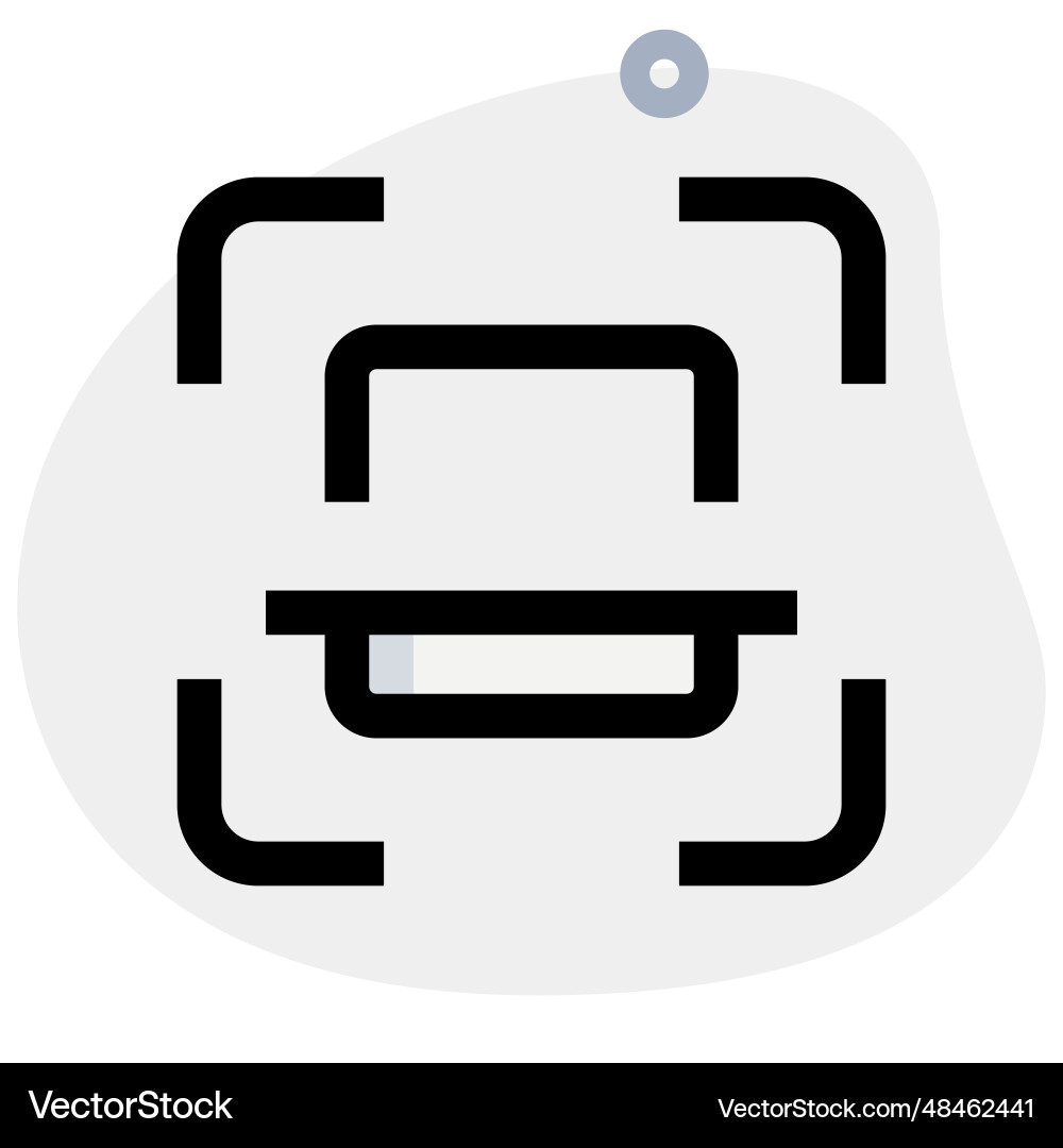Scanner for reading qr codes and barcodes Vector Image