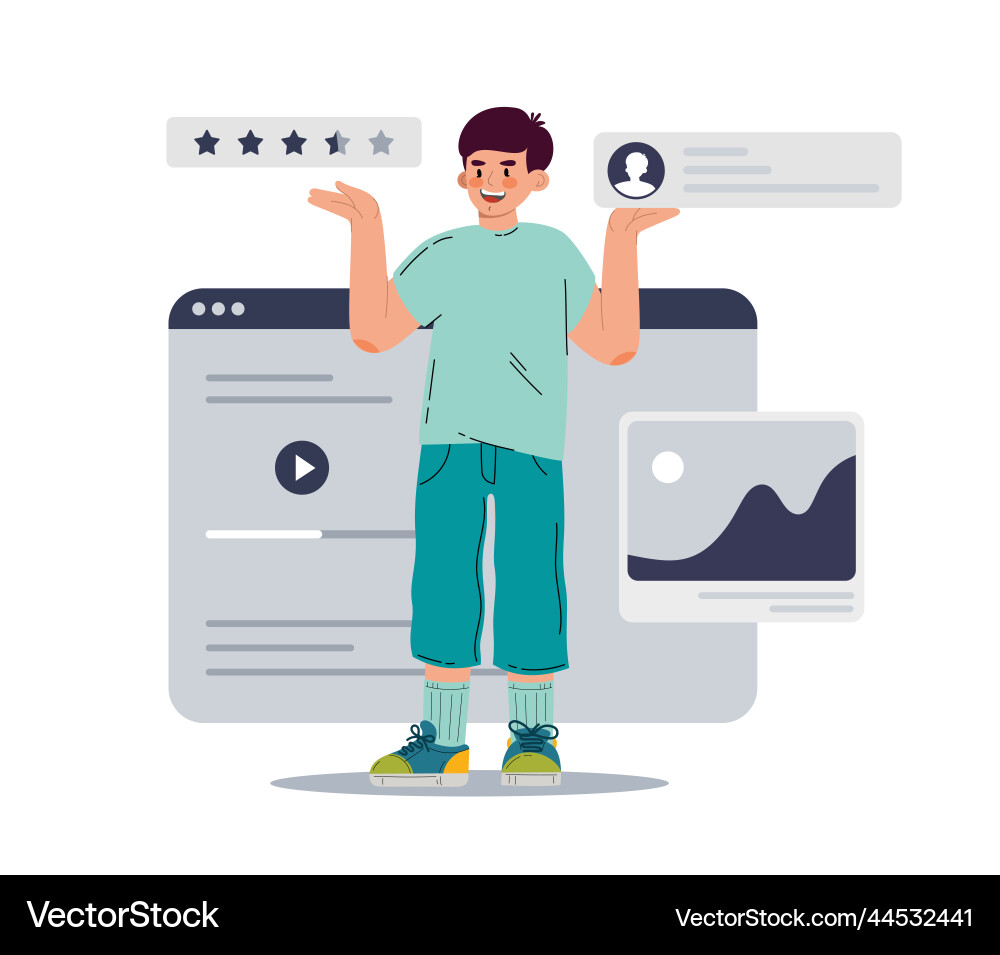Ui ux designer arrangement interface elements Ui ux designer arrangement interface elements vector image