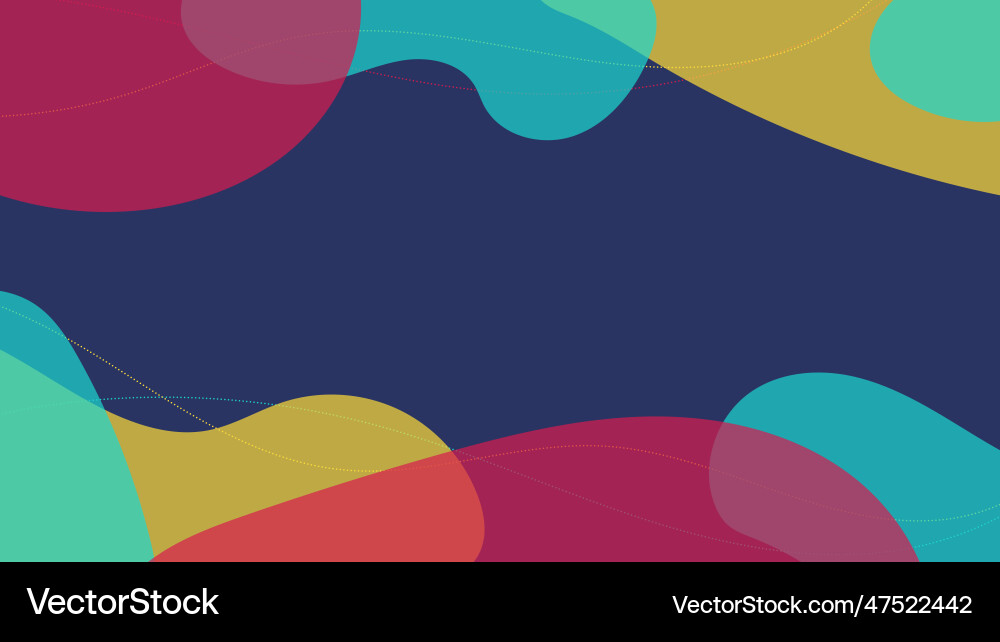 Abstract colorful flowing liquid with lines Vector Image