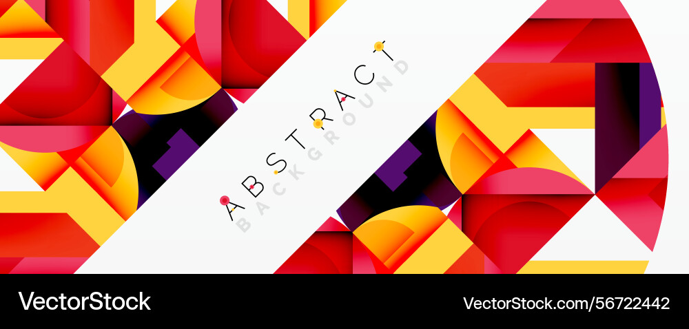 Geometric shapes overlap creating vibrant Geometric shapes overlap creating vibrant vector image