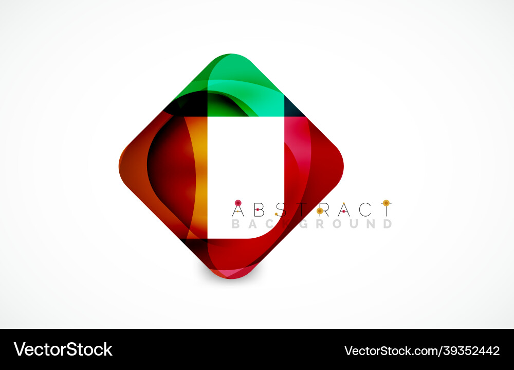 Minimal background abstract square shape Minimal background abstract square shape vector image