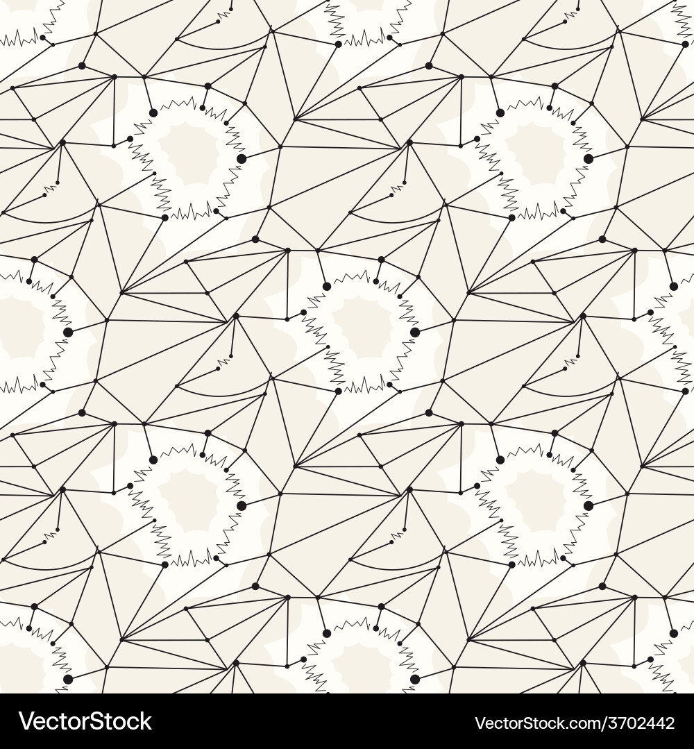 Seamless line pattern tile background geometric Vector Image