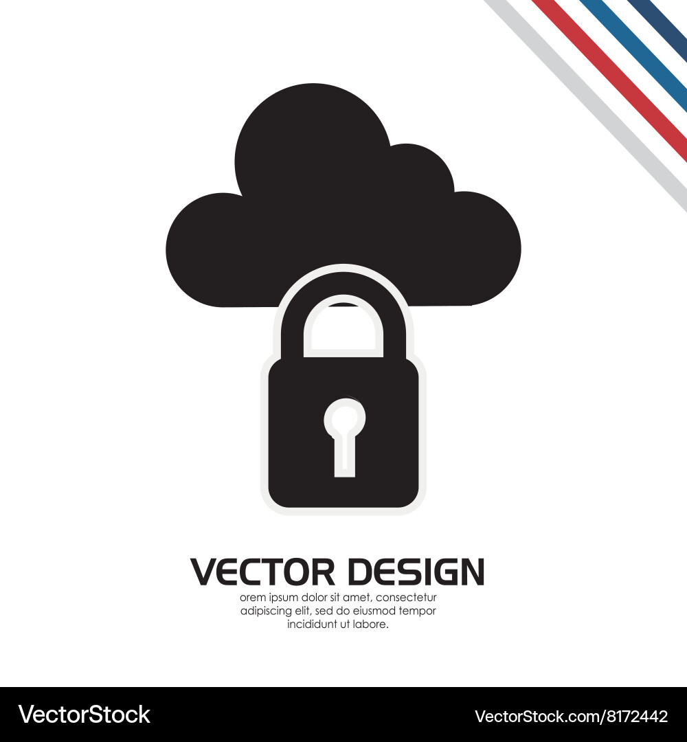Security system design Vector Image