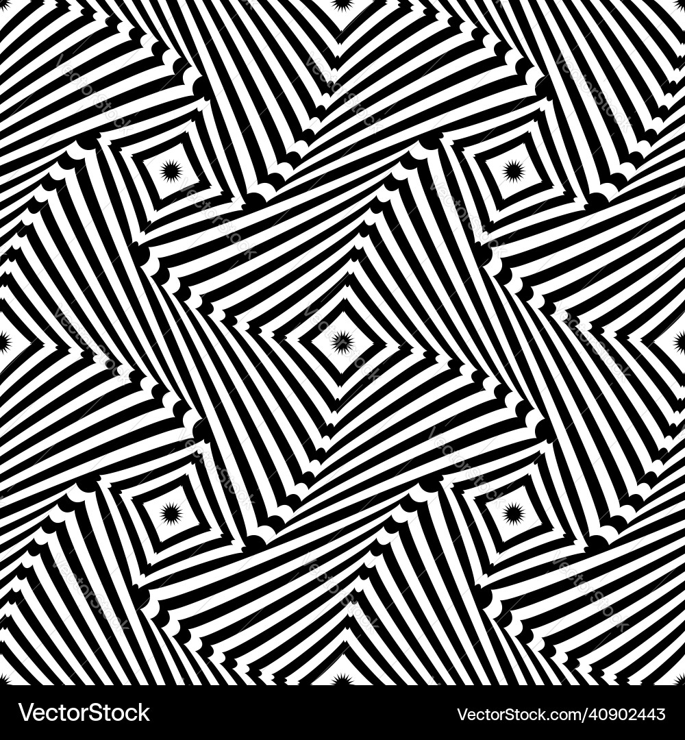 Abstract seamless op art pattern lines texture Abstract seamless op art pattern lines texture vector image