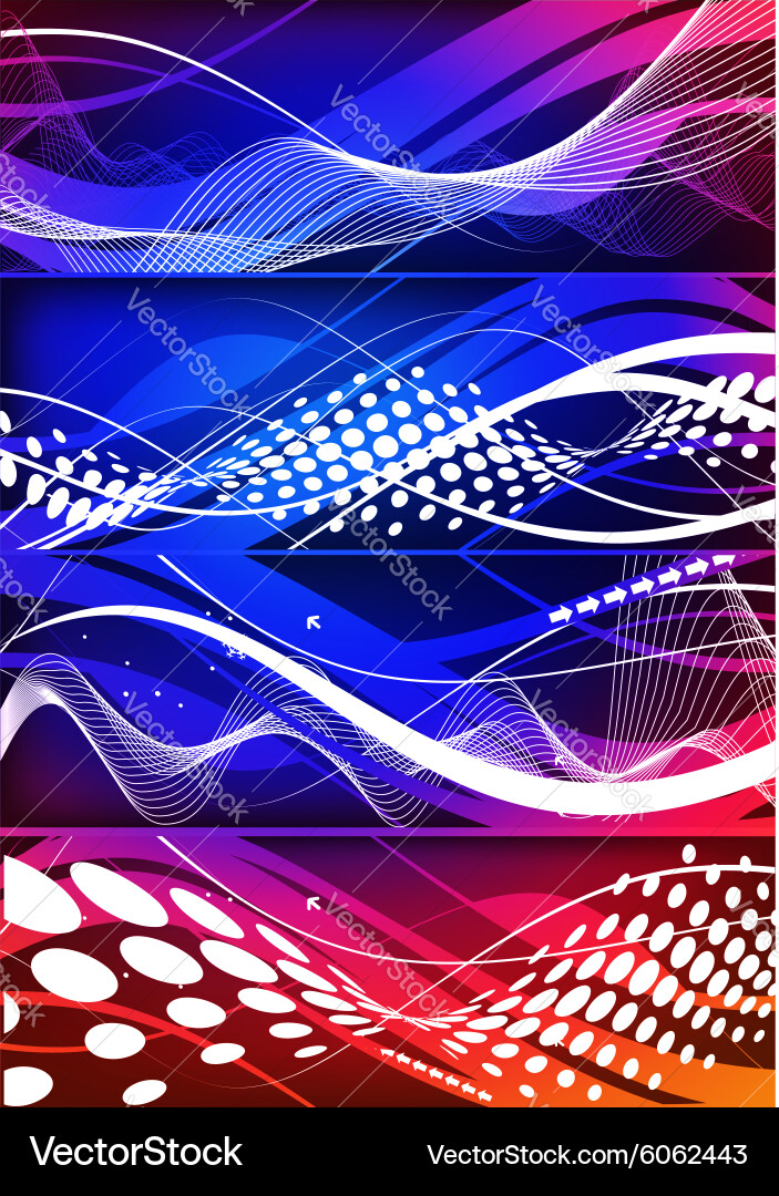 Abstract wave element Vector Image