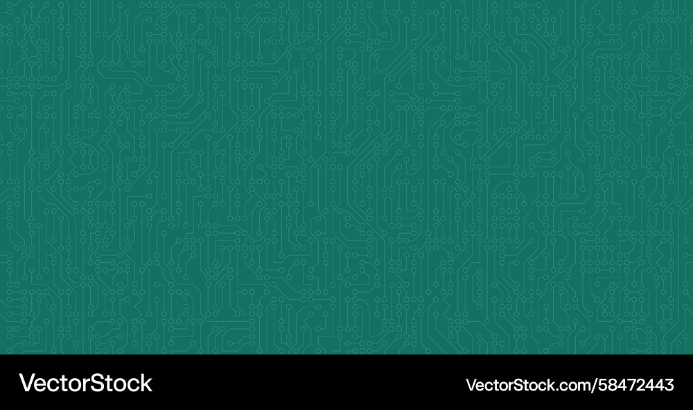 Circuit Board Pattern Vector Image