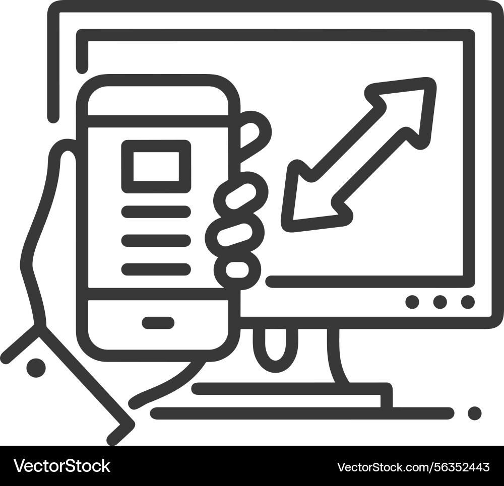 Computer icon symbol image Computer icon symbol image Vector Image