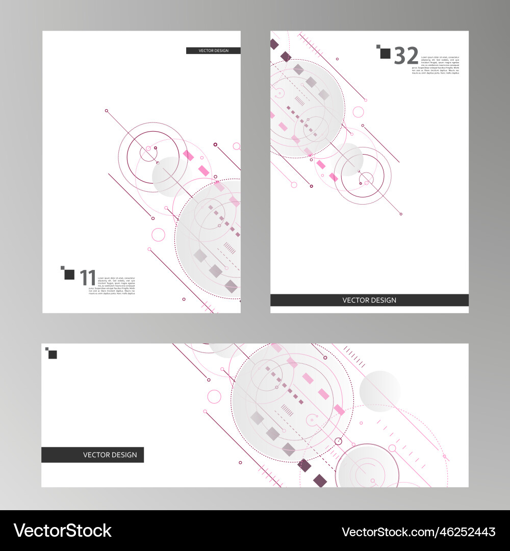 Concept dynamic elements minimal geometric Concept dynamic elements minimal geometric vector image