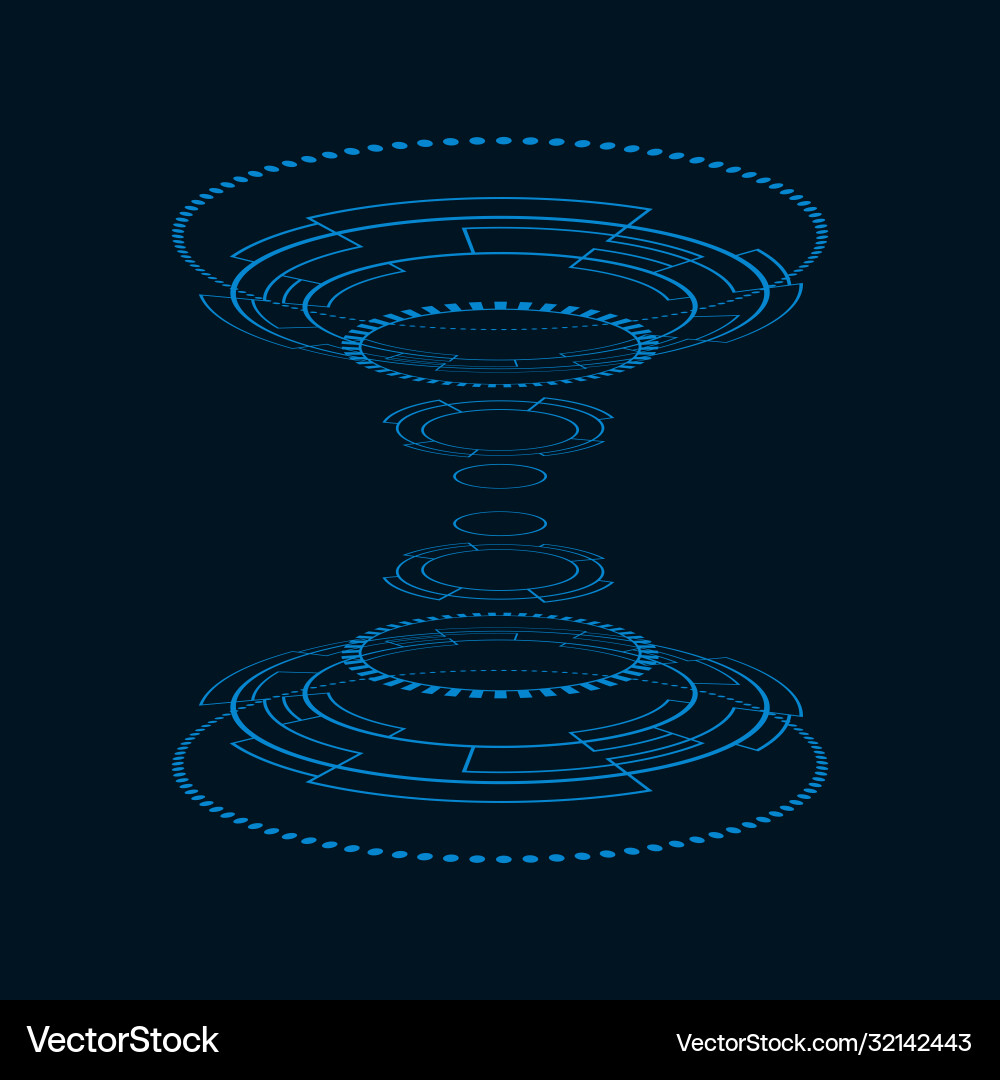 Futuristic user interface Futuristic user interface vector image