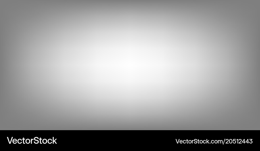 Grey White Horizontal Gradient Background vector image