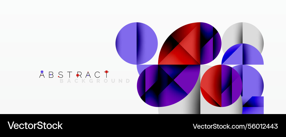 Modern abstract composition with layered circles Modern abstract composition with layered circles Vector Image