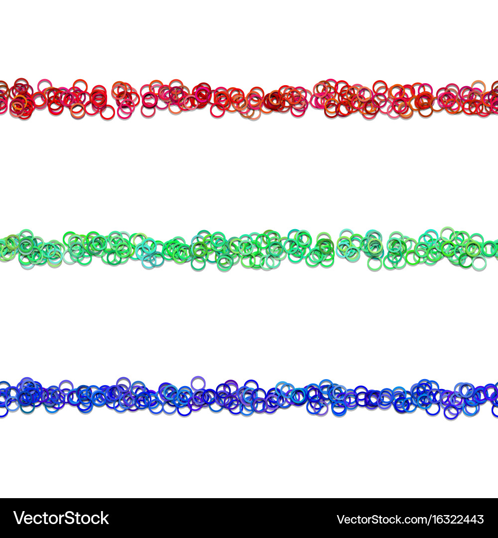 Random Kreis Muster Textteiler Liniendesign vektorbild